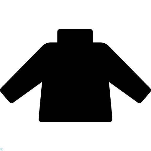 دانلود آیکون لباس (استایل توپر مشکی) با فرمت PNG