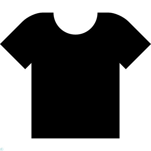 دانلود آیکون لباس (استایل توپر مشکی) با فرمت PNG