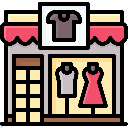 دانلود آیکون لباس (استایل خطی رنگی) با فرمت PNG