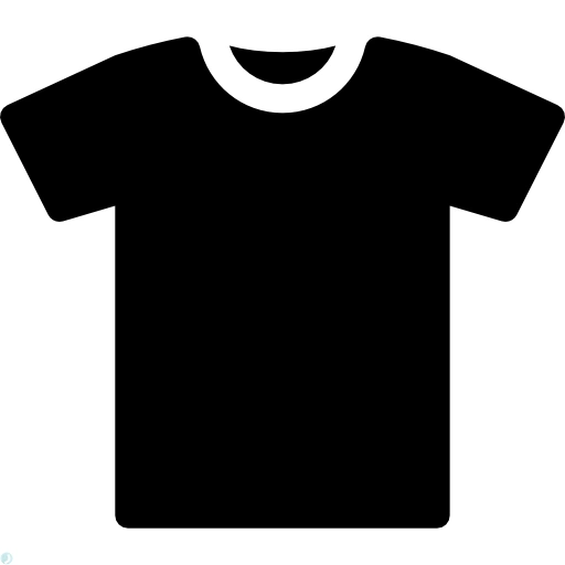 دانلود آیکون لباس (استایل توپر مشکی) با فرمت PNG