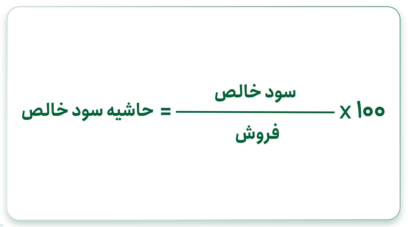 فرمول حاشیه سود خالص