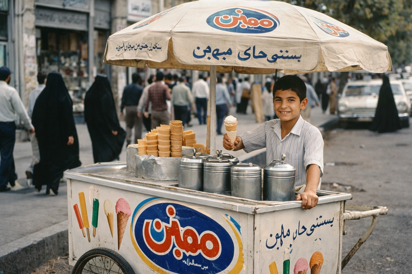 از یک چرخ دستی کوچک تا خانواده‌ای به وسعت ایران