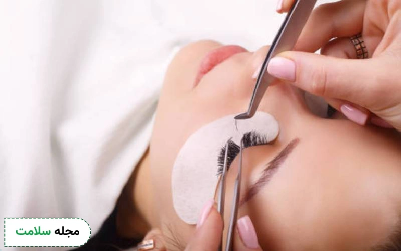 مدل کاشت مژه روسی