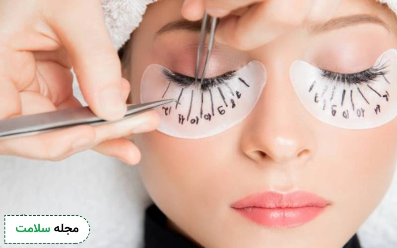 مراقبت های بعد از کاشت مژه