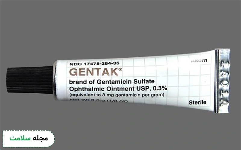 پماد جنتکس برای گل مژه مفید است.