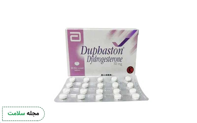 درمان جایگزینی هورمون با دوفاستون انجام میشود.