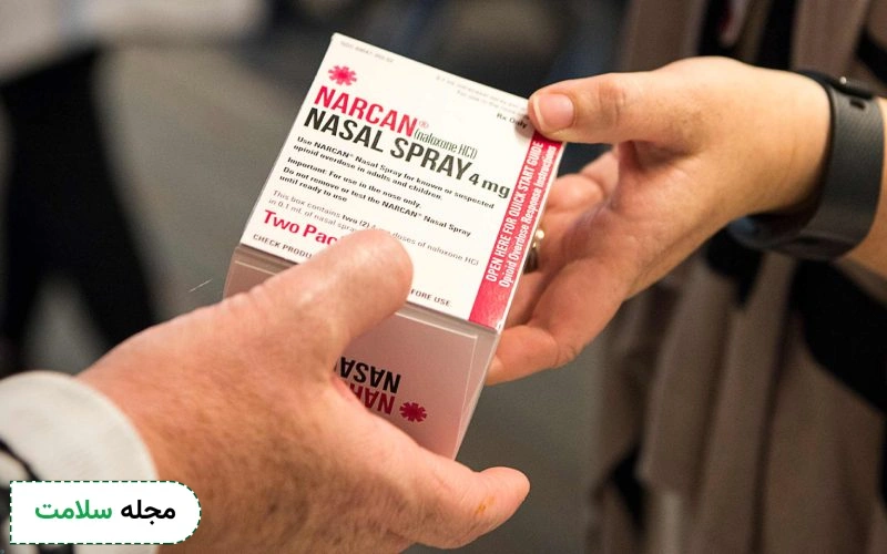 نالوکسان در بیمارستان ها و اورژانس مصرف میشود.