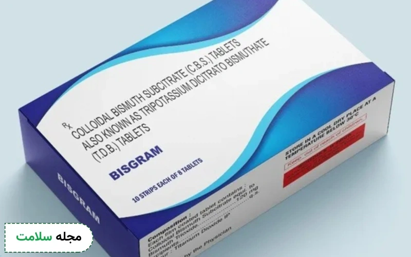 عوارض قرص بیسموت ساب سیترات 120 میلی گرم
