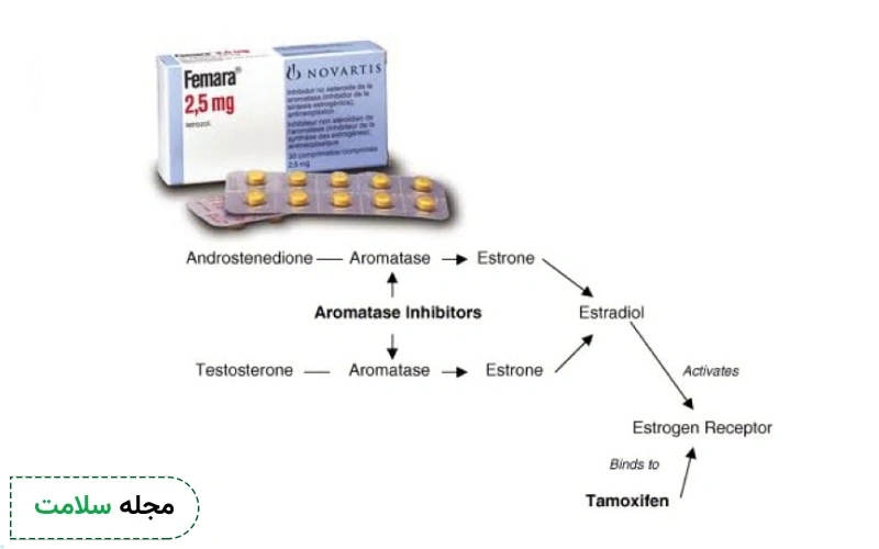 تداخلات دارویی قرص لتروزول با داروهای دیگر