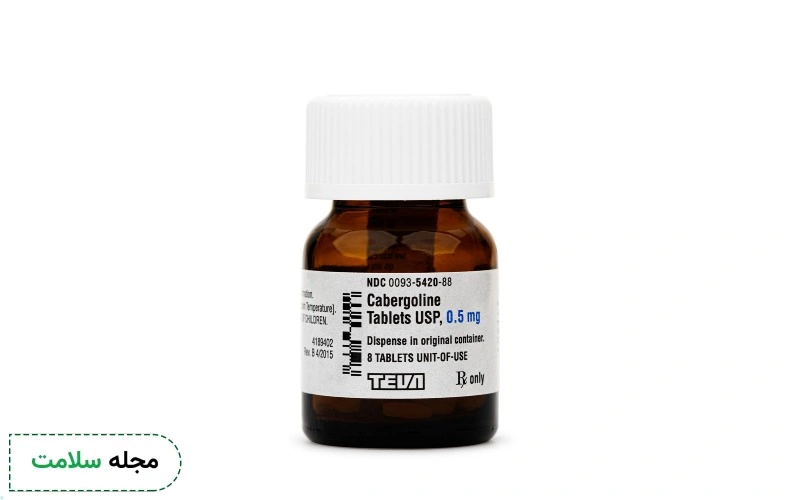 عکس قرص کابرگولین (قرص کابرگولین واژینال)