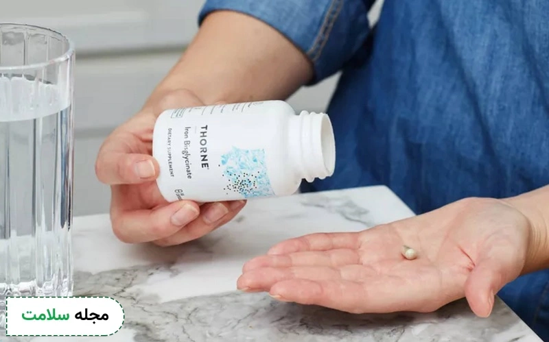 فروس سولفات نوعی مکمل آهن است.