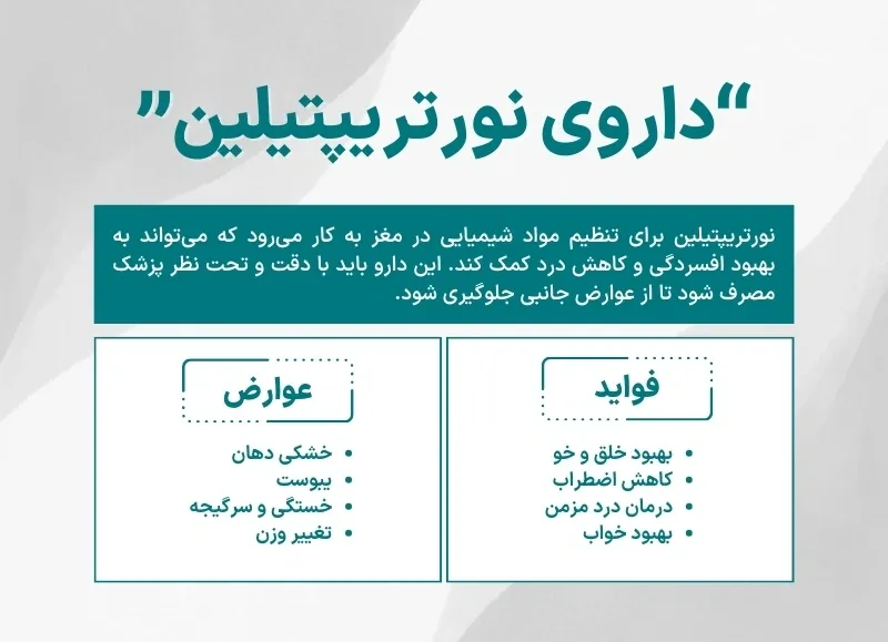 مکانیسم اثر نورتریپتیلین چگونه است؟