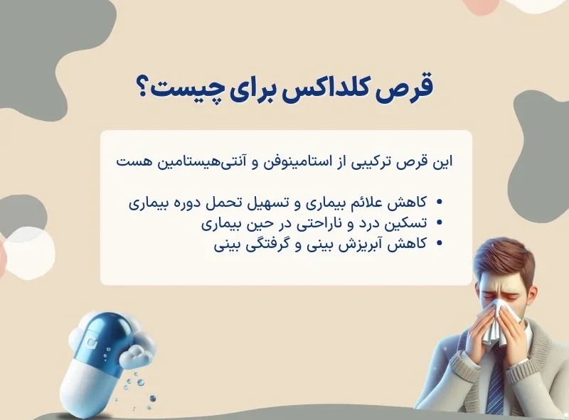 اینفوگرافی قرص کلداکس
