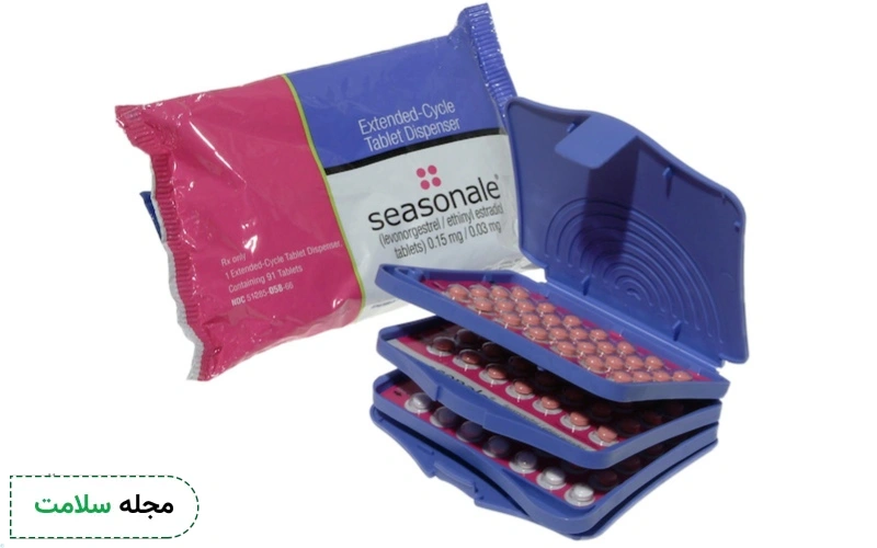 قرص ال دی ۸۴ عددی Seasonale را مشاهده می کنید. 