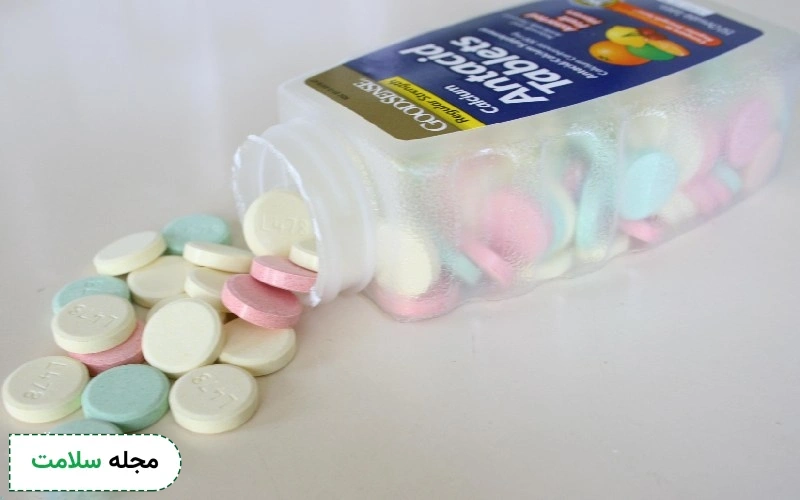 مصرف آزیترومایسین با آنتی اسید