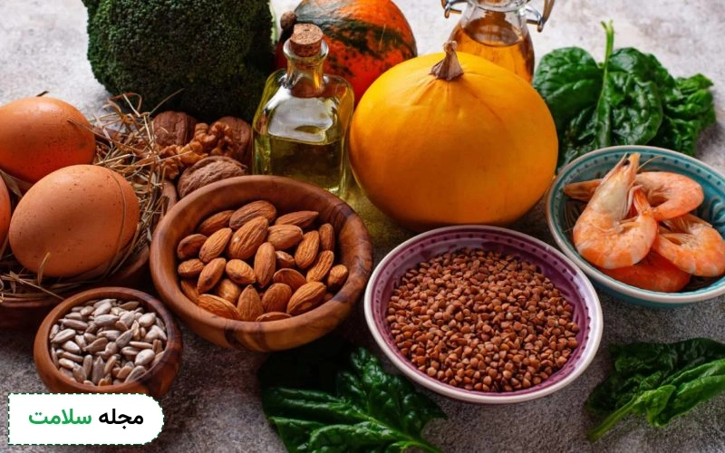 منابع غذایی حاوی ویتامین E چیست؟