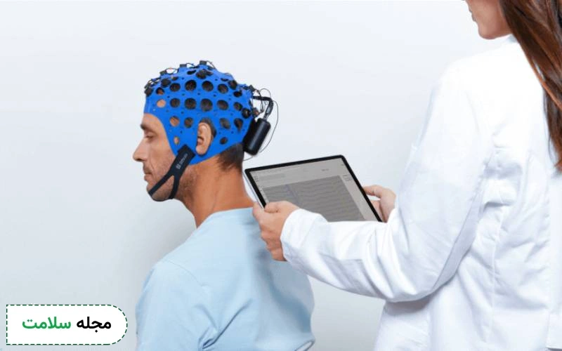 افزایش بتا در نواحی فرونتال در اضطراب ممکن است دیده شود.