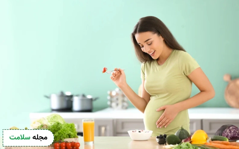 رژیم غذایی سالم برای درمان خانگی فشار خون بالا در حاملگی