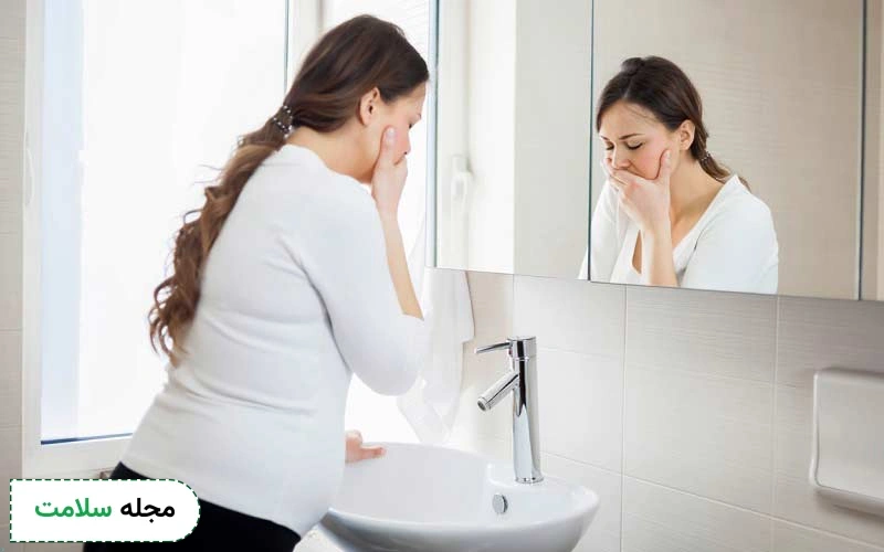 دلیل تهوع و استفراغ در بارداری و راه درمان آن