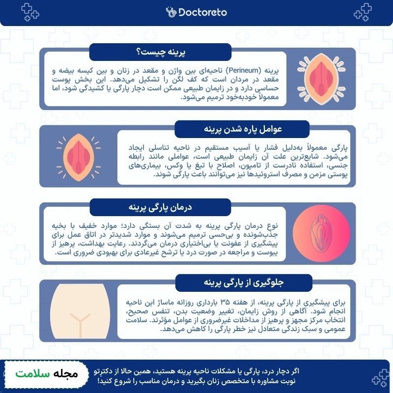 اینفوگرافی پرینه