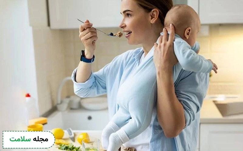 تغذیه روزهای اول زایمان طبیعی