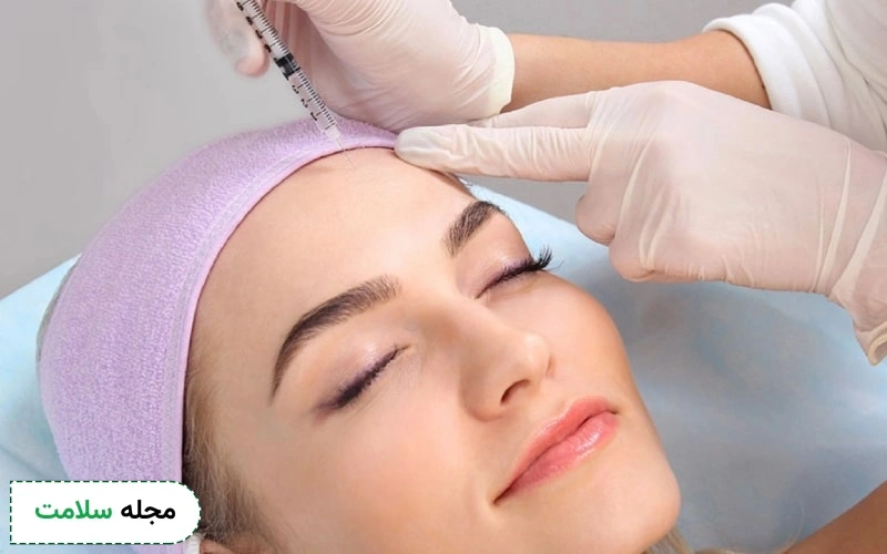 عوارض بوتاکس میگرن بسیار کم است.