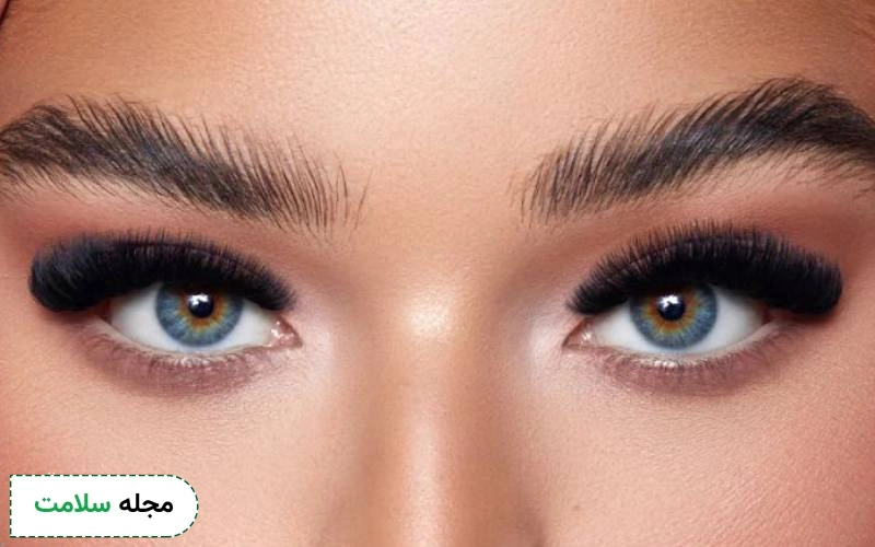 عکس مژه مگا والیوم
