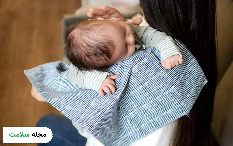 چه زمانی باید آروغ نوزادان را بگیریم؟