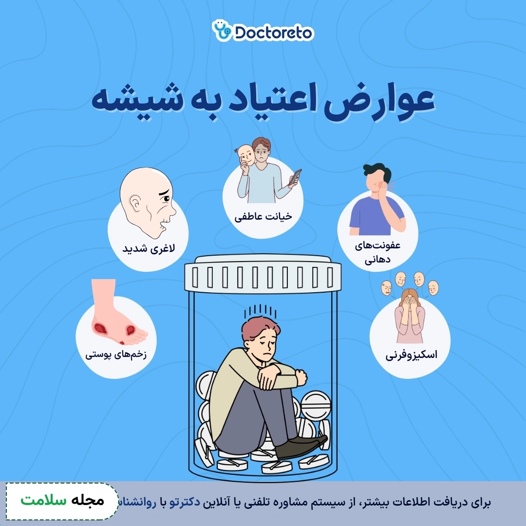 اینفوگرافی مخدر شیشه