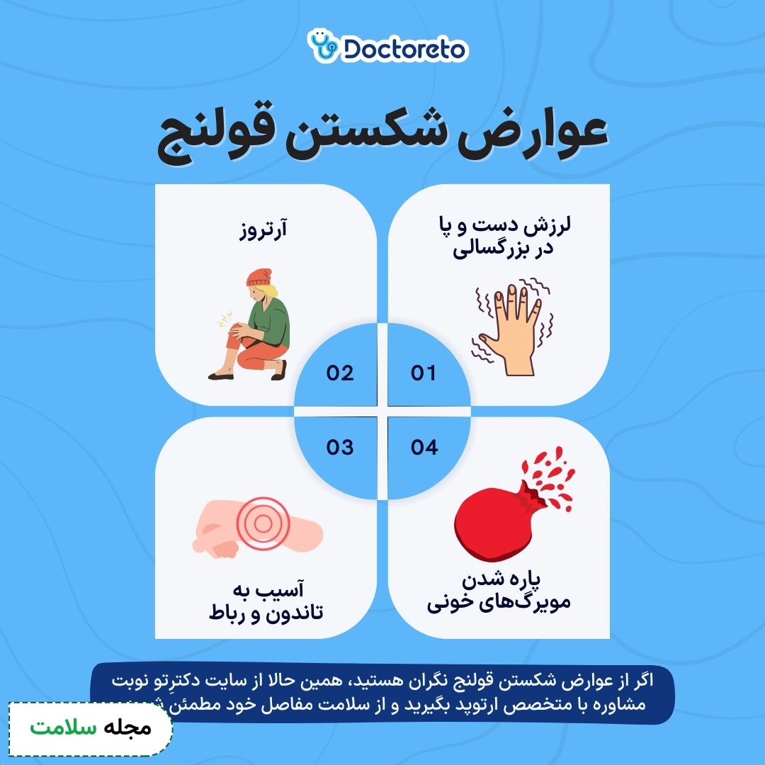 عوارض شکستن قولنج چیست؟