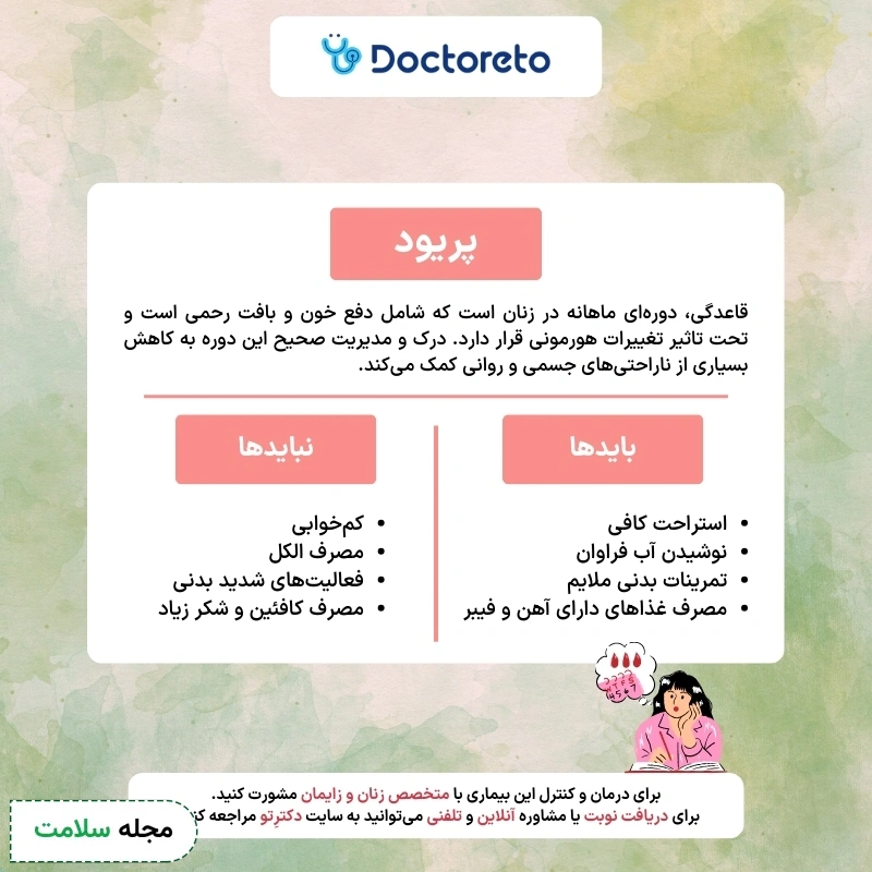 اینفوگرافی پریود