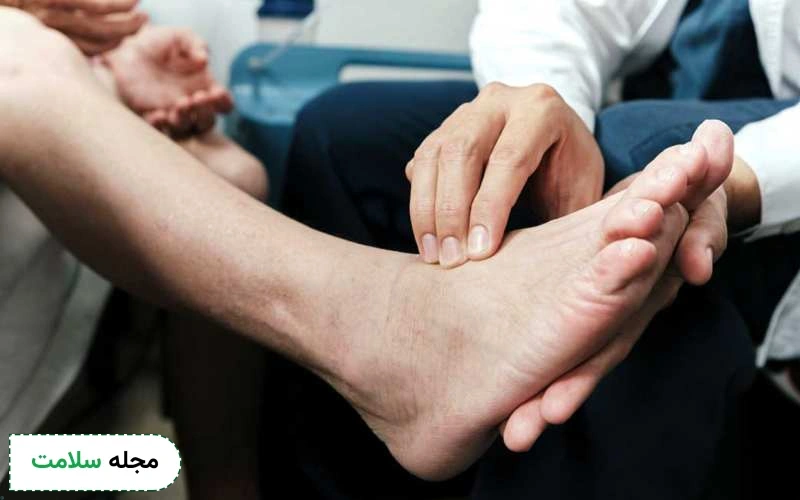 علت سوزن سوزن شدن پاشنه پا چیست؟