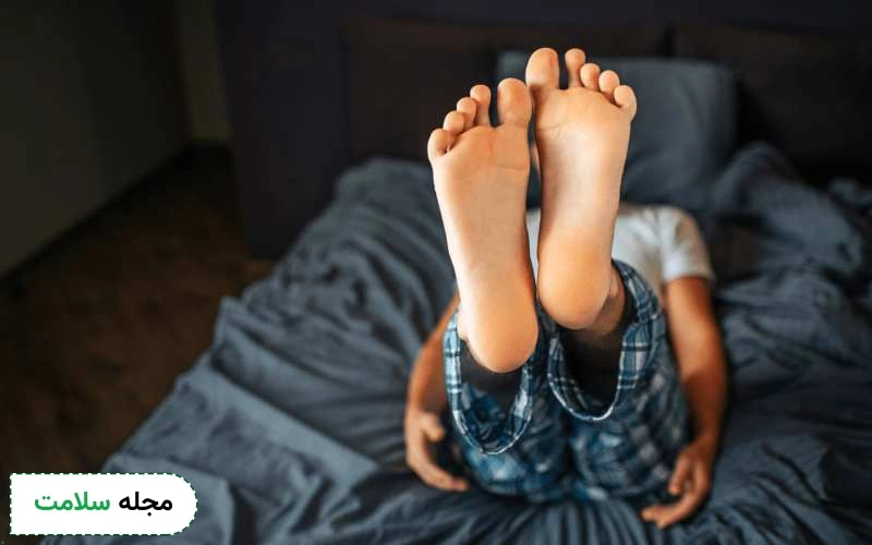 علت گزگز پاها در شب چیست؟