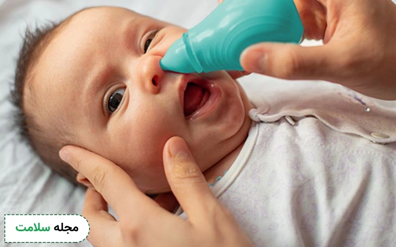 بهترین روش خانگی برای رفع گرفتگی بینی کودک هنگام خواب چیست؟