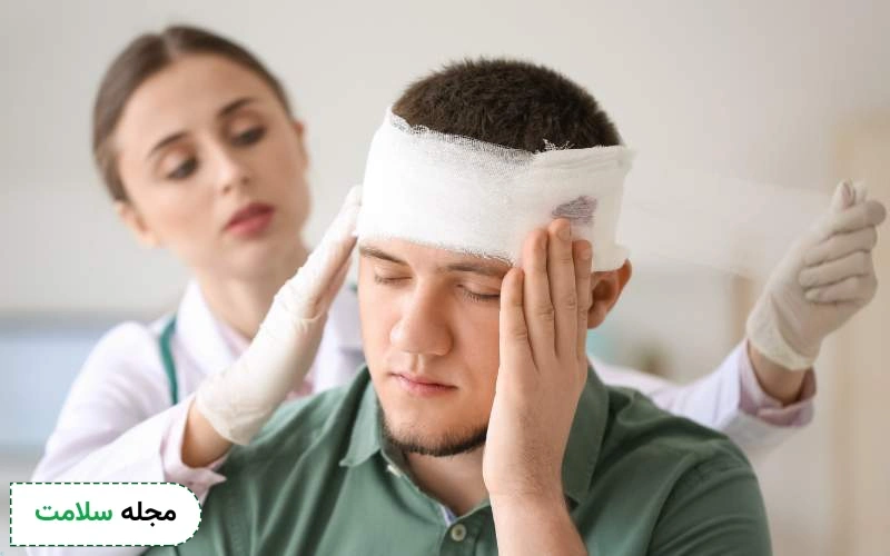نواحی حساس و خطرناک ضربه به سر کدام است؟