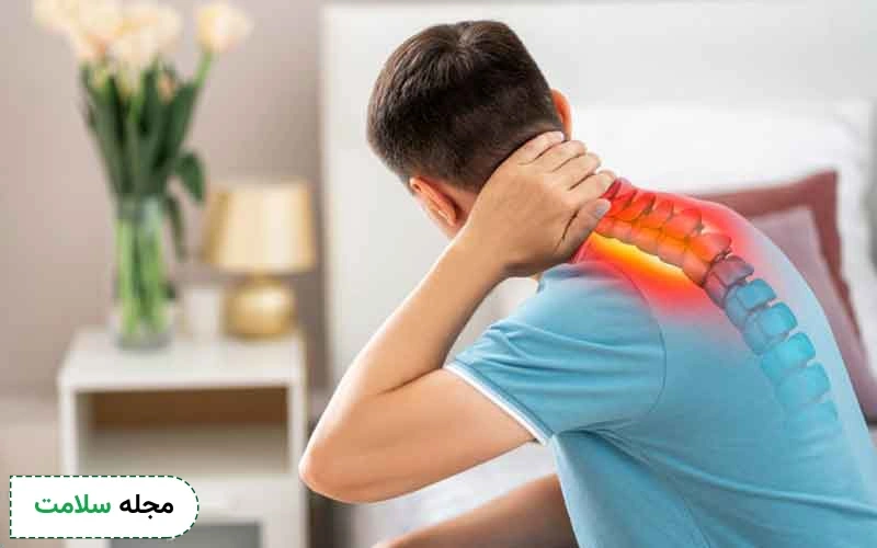 عکس دیسک گردن در جوانی