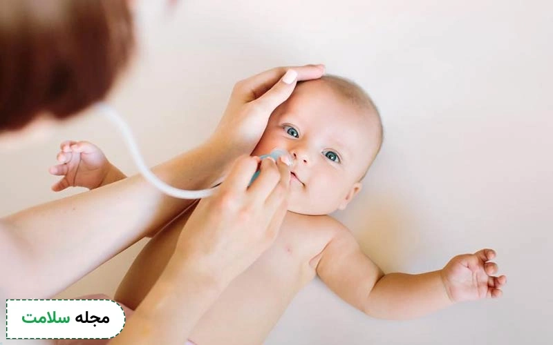 علت و درمان گرفتگی بینی نوزاد + راهکارهای خانگی فوری