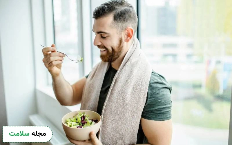 تغذیه نامناسب یکی از علل اختلال نعوظ است.