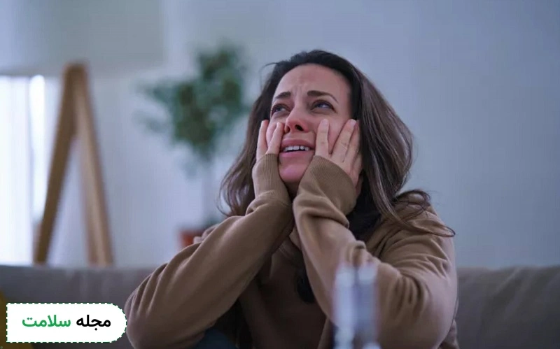 گریه مرتب بیمار سکته مغزی به علت آسیب به مغز اتفاق می افتد.