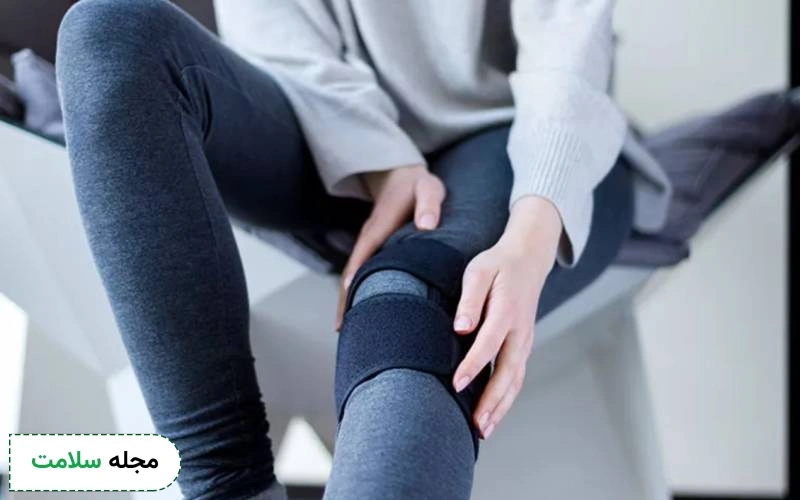 پارگی مینیسک زانو باعث درد و تورم میشود.