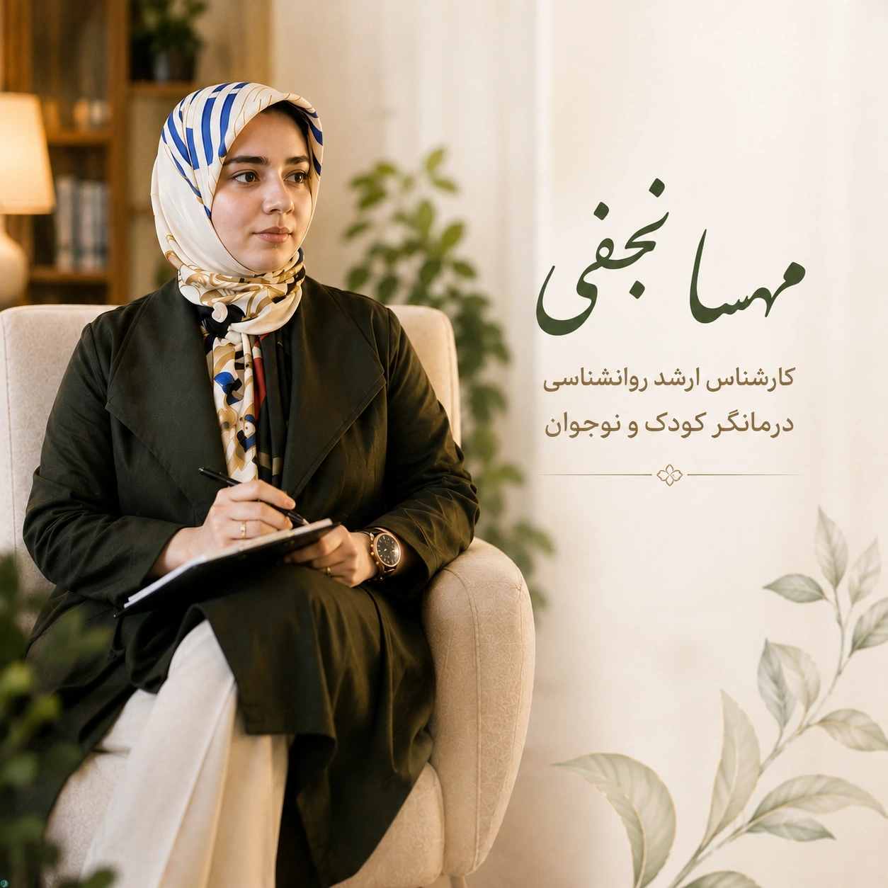 تلفن و آدرس دکتر مهسا نجفی غریبدوستی در شهریار (روانشناس)