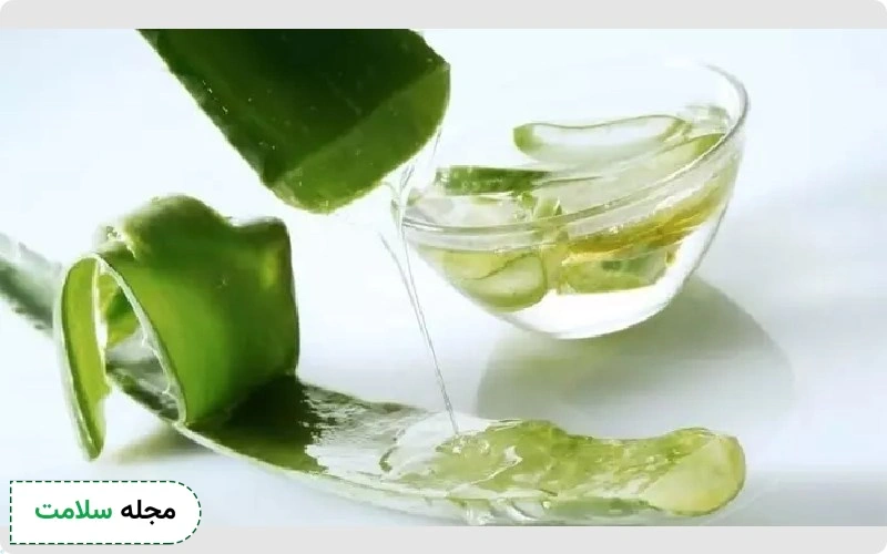 آلوئه ورا برای درمان کک و مک کاربرد دارد.