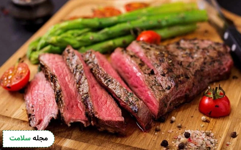 تلخی دهان در اثر مصرف زیاد گوشت و احساس طعم فلز در دهان است؟