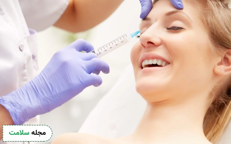 کاربرد مزوژل رفع چین و چروک صورت است.