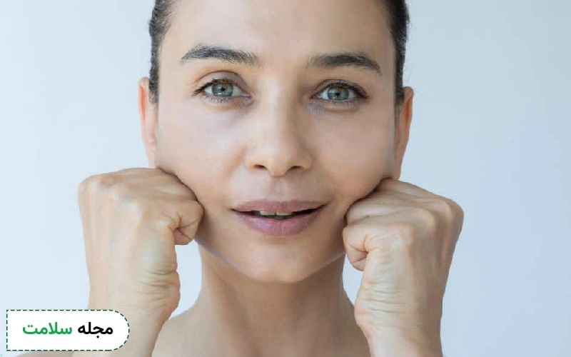 چااقی صورت با روش های خانگی