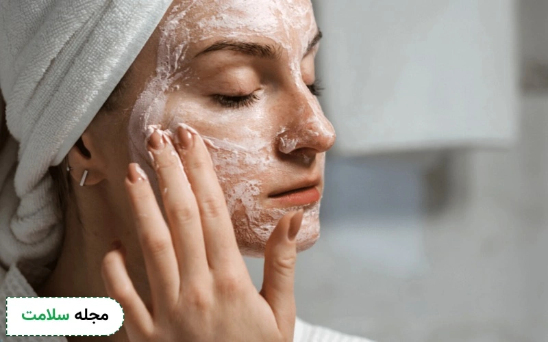 عکس لایه برداری پوست