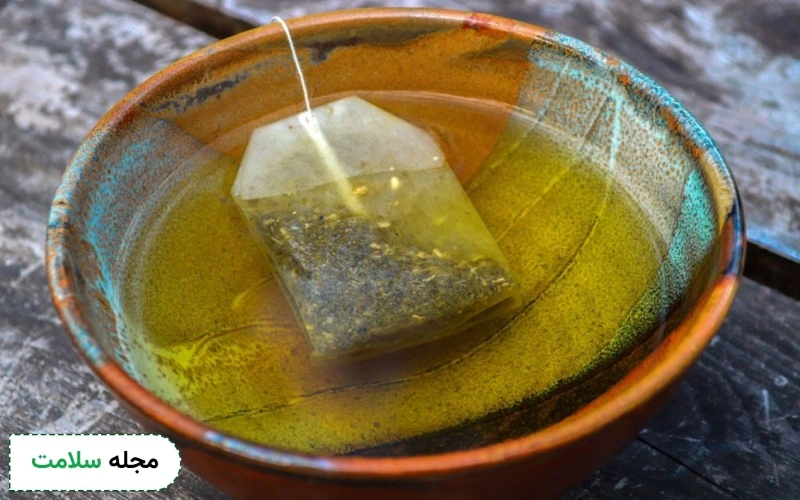 درمان خانگی گودی و سیاهی زیر چشم با چای کیسه ای