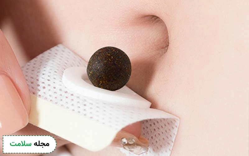 عکس قرص ناف لاغری بدین شکل است.