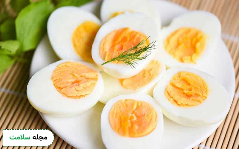 تخم مرغ برای خواب بهتر مفید است.