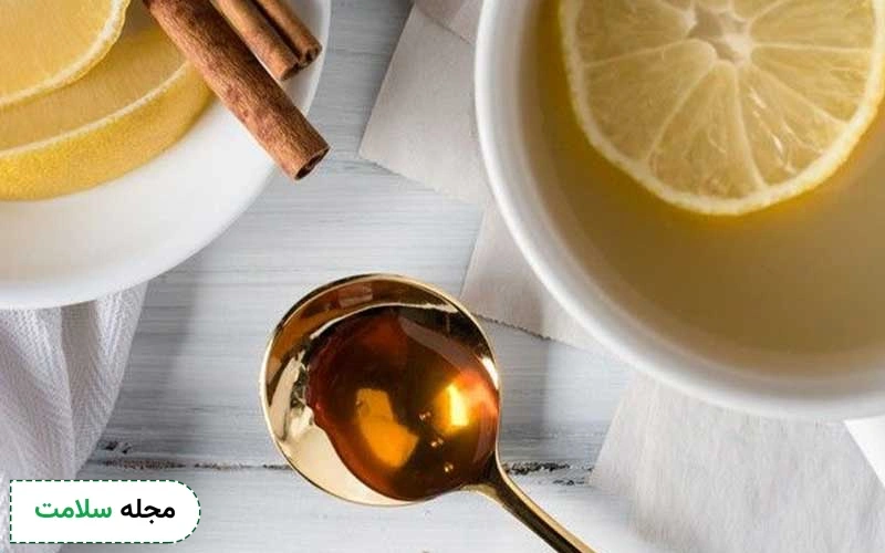 چای عسل لیمو برای رفع حالت تهوع استفاده میشود.